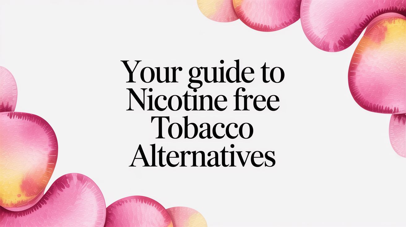 Your Guide to Nicotine-Free Tobacco Alternatives