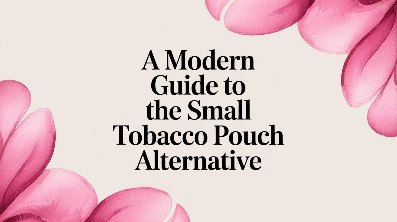 A Modern, Tobacco-Free Alternative to the Small Tobacco Pouch