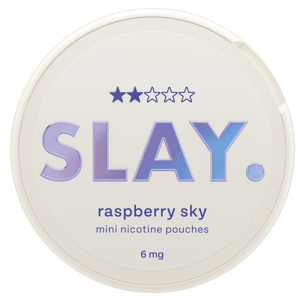 Slay Raspberry Sky Slay Nicotine Pouches - SLAY – SLAY Nicotine Pouches